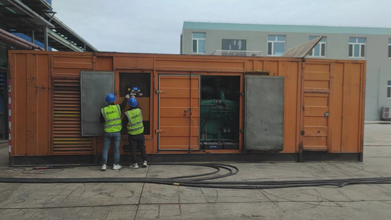 广灵如何检查柴油发电机组的机油油位？